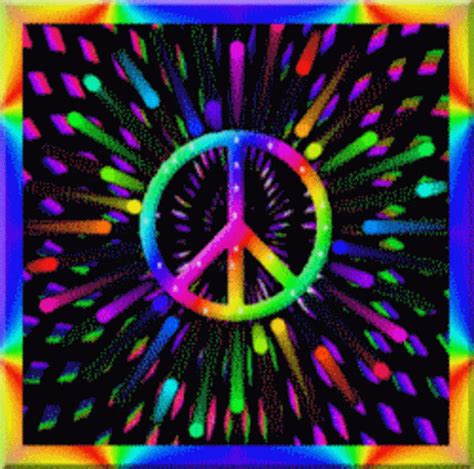 Peace Peace Sign Peace PeaceSign Rainbow Discover Share GIFs