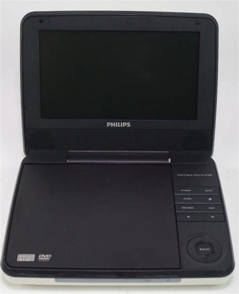 Philips Pet74137 Portable Travel Dvd Movie Player 7 Unit Only White