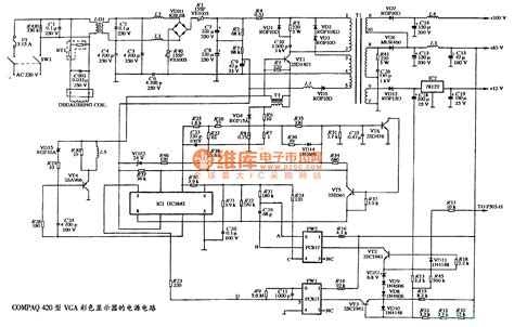 There are significant differences within the ac supply mains voltage. The power supply circuit diagram of COMPAQ 420 type VGA color display - Power_Supply_Circuit ...