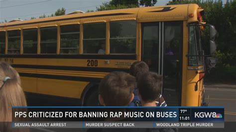 This bud will also not emit any sound. Parents criticize rap music ban on Portland school buses ...