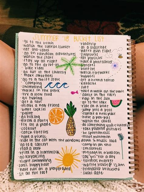VSCO - karaamcilroy | Summer bucket list for teens, Bucket ...