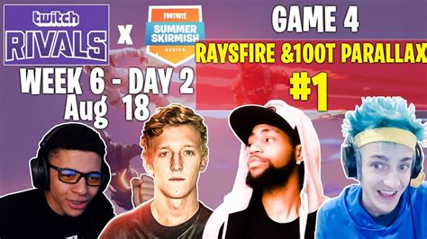 Game 4 Week 6 Day 2 Fortnite Summer Skirmish And Twitch Rivals