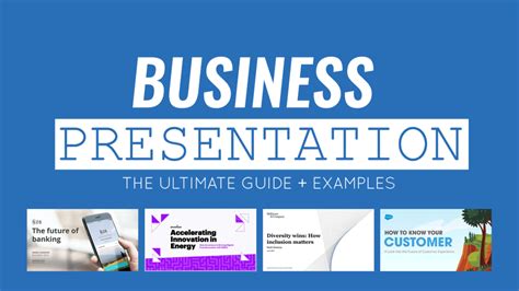 Business Presentation Guide To Making Great Presentations Wexamples