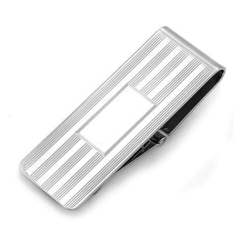 Looking for a good deal on silver money clip? Sterling Silver Frame Collection Engraved Hinged Money Clip - Executive Gift Shoppe
