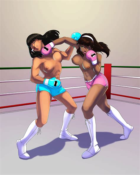 Commission Boxing Girls By Kaylanostrade Hentai Foundry