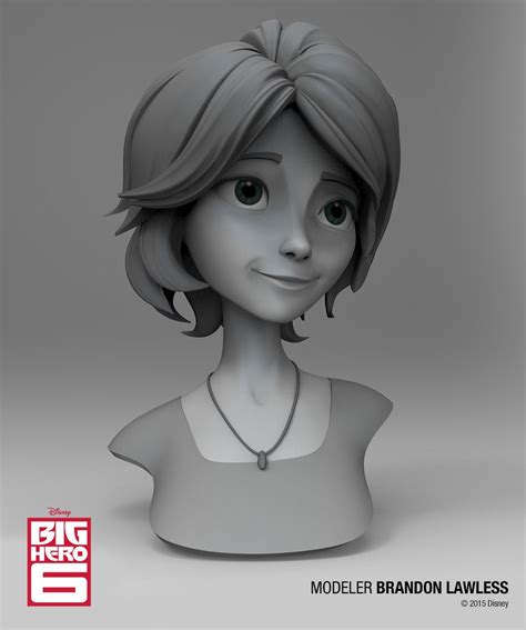 Cass From Bh6 Brandon Lawless On Artstation At Artwork Qa8be Zbrush