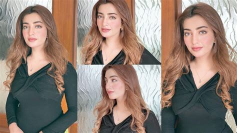 Black Dress Queen Nawal Saeed New Smiley Face Pictures Pak Showbiz