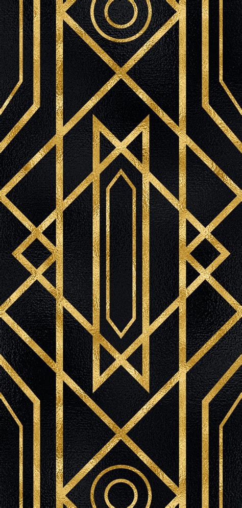 Art Deco Black Gold Patterns Artofit