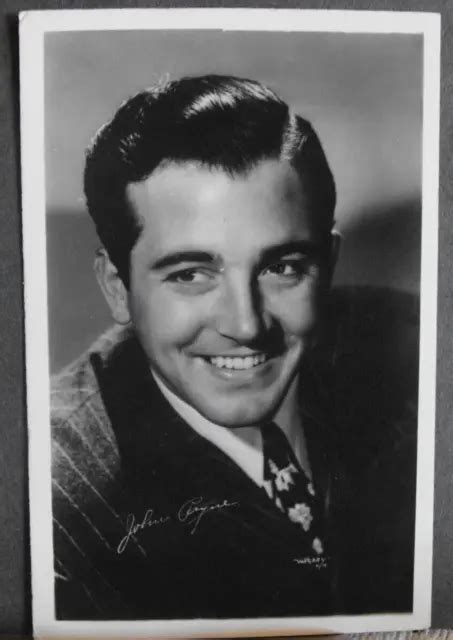 Vintage John Payne Real Photo Postcard Movie Star 1940s Rppc 600