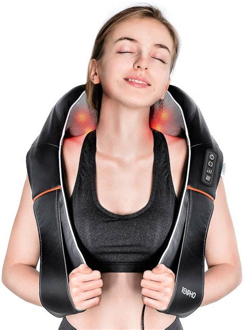 shiatsu kneading back and neck massager with heat 55 99 delivered 14 off ac green amazon