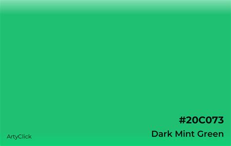 Dark Mint Green Color Artyclick