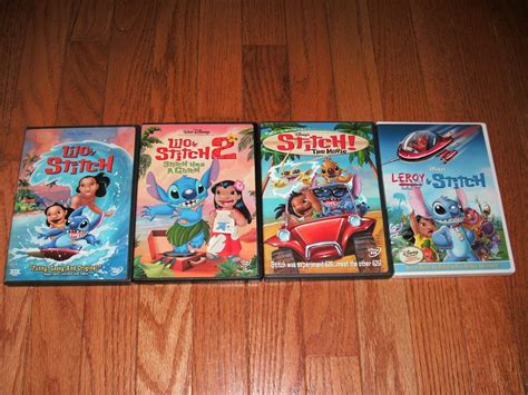 Disney Lilo And Stitch Set Of Movies On Dvd Stitch The Movie