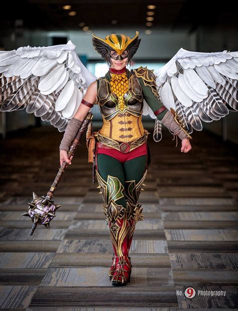 Stunning Cosplays — Hawkgirl Hawkwoman Lady Blackhawk Dc Comics