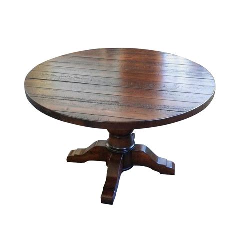 Custom Round Tuscan Dining Table By Jb Madison Furniture Company