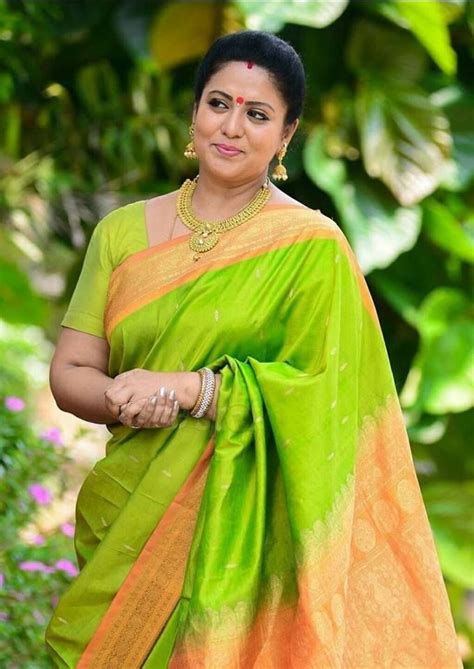Roopa Sri Rajeshwari Devi Seetha Kalyanam Serial Actress Saree Photos