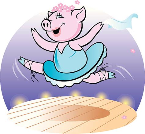 Royalty Free Dancing Pig Clip Art Vector Images And Illustrations Istock