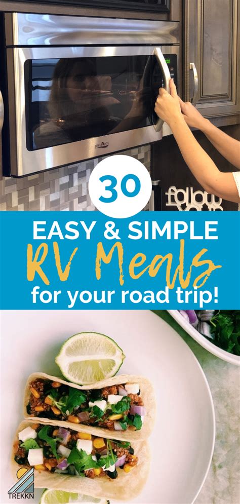 30 Easy Rv Meals To Whip Up On Your Road Trip Camping Meals Meals Food