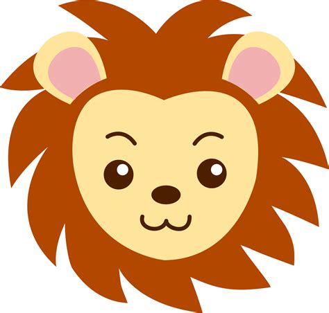 Lion Face Clip Art