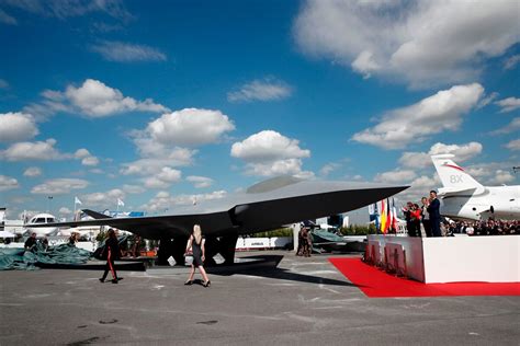 European Leaders Unveil Model Of Next Gen Fighter Aircraft At Paris Air