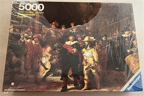 5000 Ravensburger The Night Watch Rembrandt Rare Puzzles