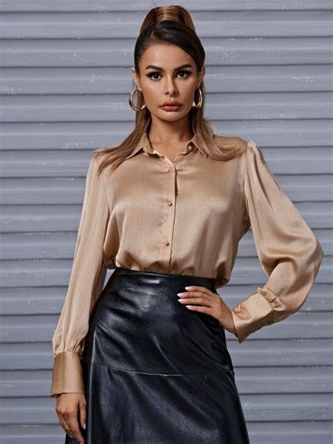 pin by greymoon00 on blouse and stocking silk☆satin in 2021 womens silk blouses long leather