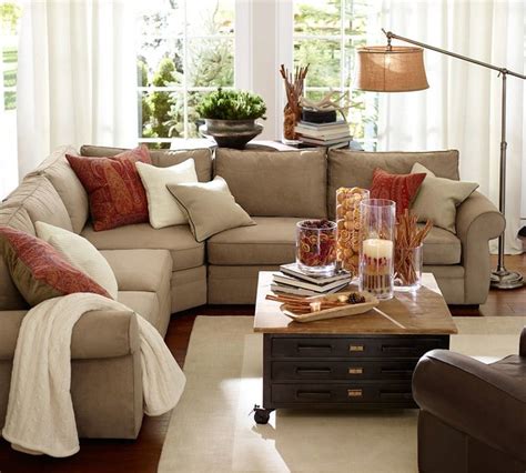 Went with the performance tweed because of texture, feel, color, and durability. Sectionals Pottery Barn | Decoration News