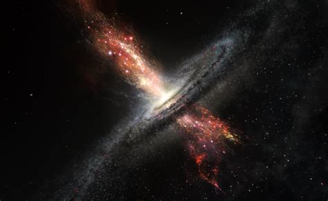 Stars Born Inside Violent Black Hole Jets Spotted For The 1st Time Space