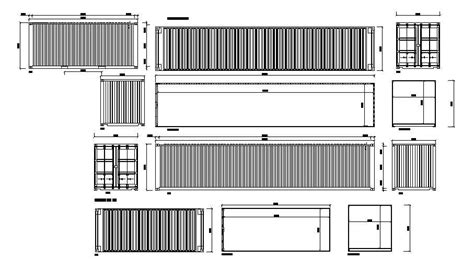 Cad Blocks Shipping Containers Dwg Cadblocksdwg 44 Off
