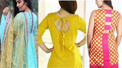 50 Latest Back Neck Designs For Kurti And Salwar Suits 2022