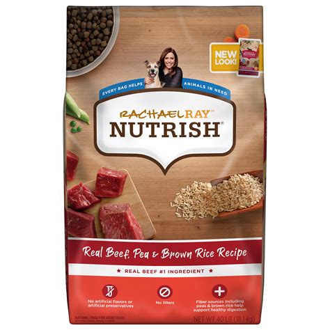 Rachael Ray Nutrish Natural Premium Dry Dog Food Real Beef Pea