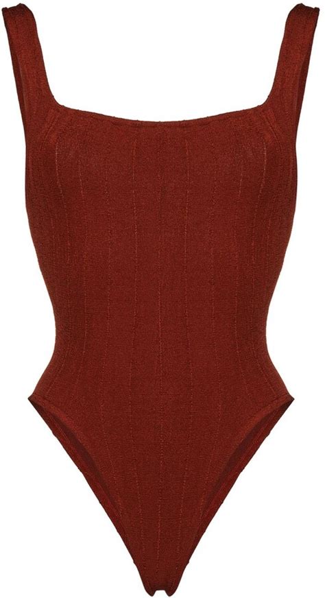 Hunza G Nile Square Neck Swimsuit Shopstyle