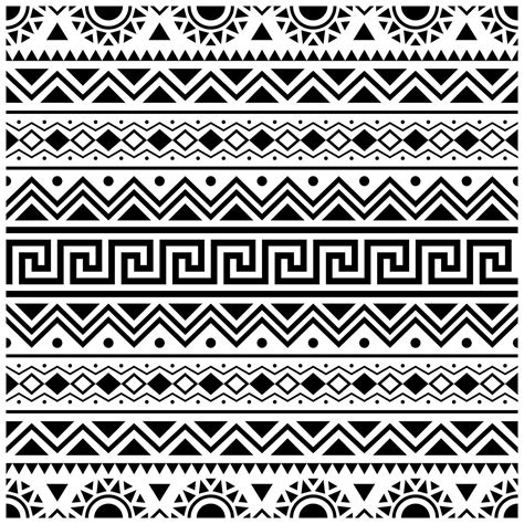 Aztec Seamless Ethnic Pattern Texture Design 7325046 Vector Art At Vecteezy