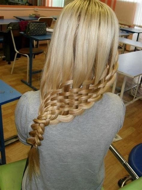 Easter Hairstyles The Basket Weave Braid Hairstyles For Girls