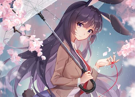 8 Ideas De Bunny Girl Senpai Fondo De Anime Wallpaper De Anime Chica