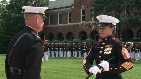 Dvids Video Marine Barracks Washington Makes History With First Female Post Sgt Major