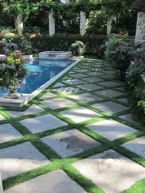 Mondo Grass Between Pavers By Pool Argos Advisors Real Estate Advisors