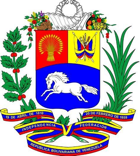 Escudo De Venezuela Coat Of Arms Venezuela Flag Flags Of The World