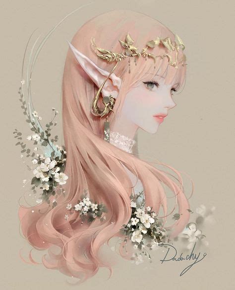 Pin By Gathena On 여성 Anime Elf Elf Art Art Girl