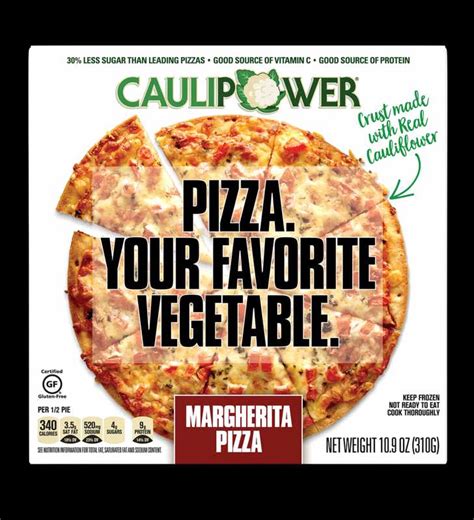 Caulipower Margherita Cauliflower Crust Pizza 109 Oz Frozen