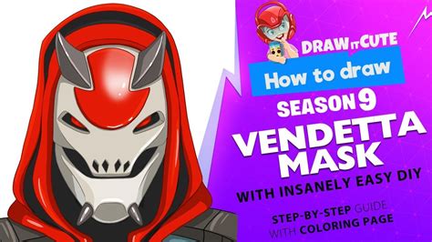 How To Draw And Color Vendetta Full Body Fortnite Sea