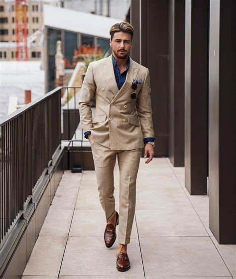 How To Wear A Tan Suit And Best Color Combinations