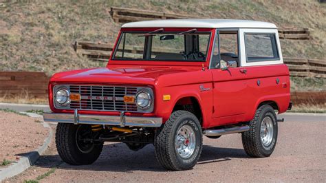 1973 Ford Bronco Sport For Sale At Tulsa 2021 As F182 Mecum Auctions