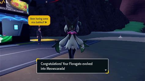 Floragato Evolving Into Meowscarada Pokémon Scarlet Youtube
