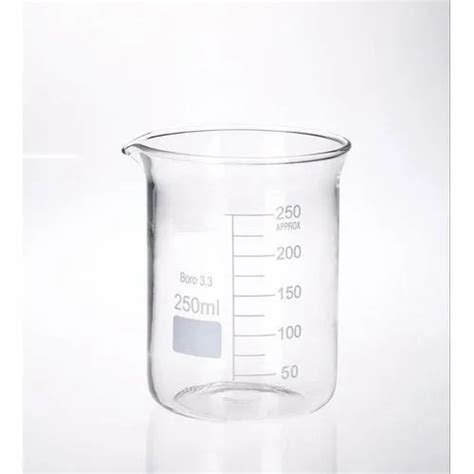 Inlab Cylindrical Beaker Borosilicate Glass 250 Ml For Chemical Laboratory At Rs 45 Piece In Ambala