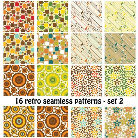 Retro Patterns — Stock Vector © Glorcza 5895235