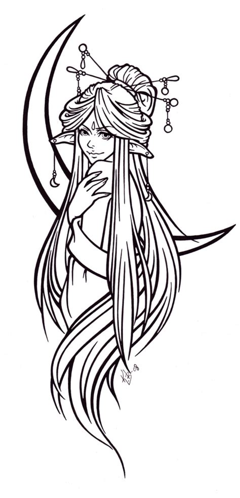 If you want to make a in this post you can see different images and photos of phoenix lineart tattoo design made by. Luna Tattoo Lineart by BlueUndine on DeviantArt