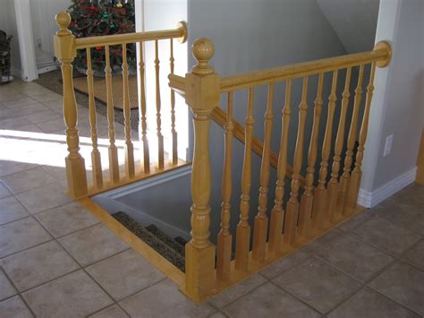 The rise of the railing should be measured according to local building authority codes; TDA decorating and design: DIY Stair Banister Tutorial ...