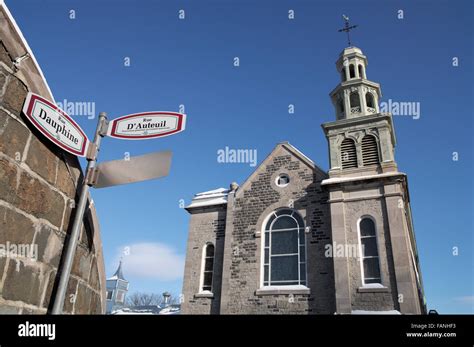 Church Quebec City Quebec Canada Stock Photo Alamy