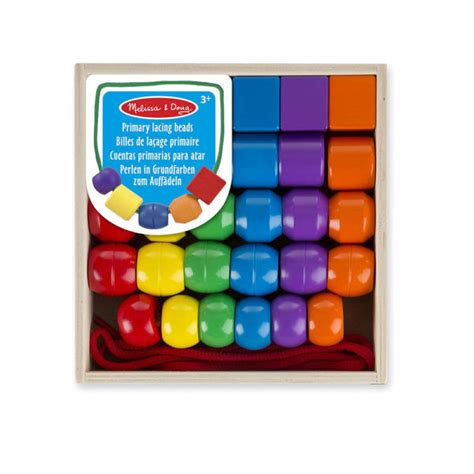 Melissa And Doug 544 Primary Lacing Beads Educational Toy Buysbest