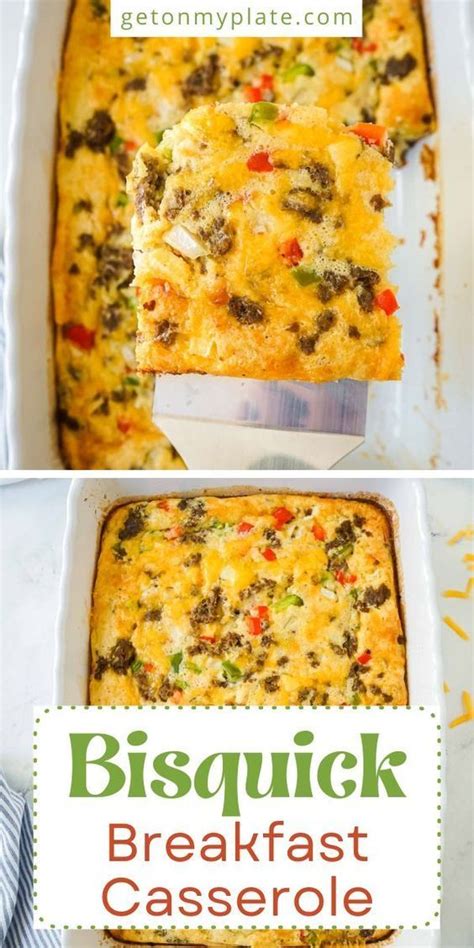 Easy Bisquick Breakfast Casserole With Sausage Breakfast Casserole Easy Breakfast Casserole